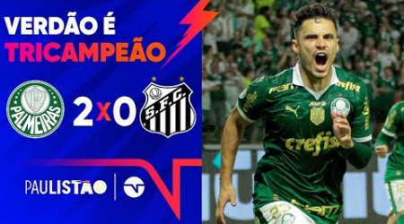 VERDÃO REVERTE A DESVANTAGEM E LEVA O PAULISTÃO PELA TERCEIRA VEZ SEGUIDA! PALMEIRAS 2 X 0 SANTOS