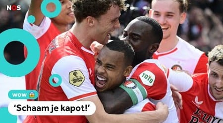 Feyenoord geeft Ajax pak slaag in De Kuip