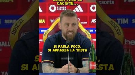 De Rossi dopo Roma-Lazio 1-0 #shorts