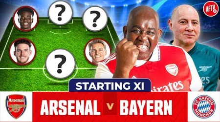 Arsenal vs Bayern Munich | Starting XI Live | Champions League