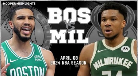 Boston Celtics vs Milwaukee Bucks Full Game Highlights | Apr 9 | 2024 NBA Season