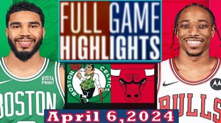 Boston Celtics vs Chicago Bulls Full Game Highlights April 6, 2024 | NBA Season