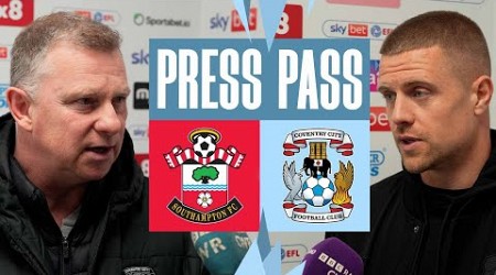 Mark Robins and Jake Bidwell reflect on Coventry City&#39;s defeat against Southampton 