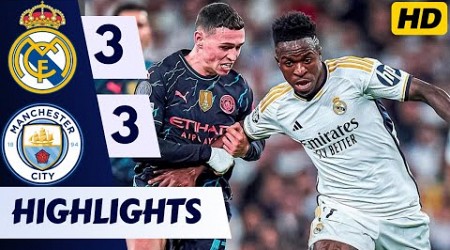 Real Madrid 3-3 Man City | All Goals &amp; Extended Highlights | UEFA Champions League 2023/2024