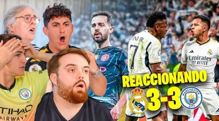 REACCIONANDO al REAL MADRID 3-3 MANCHESTER CITY *Ibai Llanos, Reven, Siro, xBuyer..*