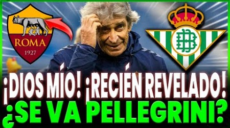 ¡BOMBA DE ÚLTIMA HORA! ¡NOTICIA TOMA A TODOS POR SORPRESA! ¿LO QUE SUCEDERÁ? NOTICIAS DEL REAL BETIS