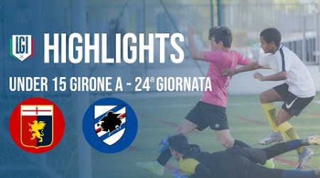 Highlights Genoa-Sampdoria U15 A-B, 24^ giornata stagione 2023-24