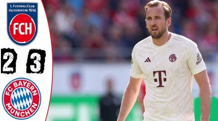 1. FC Heidenheim - FC Bayern München 2-3 Highlights | Bundesliga - 2023/2024