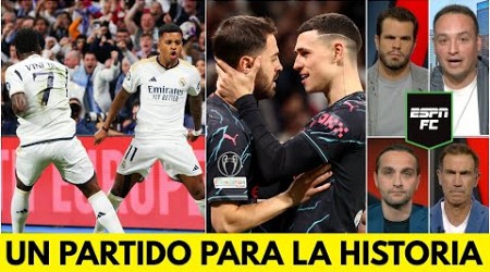 EL PARTIDO DEL AÑO. REAL MADRID y MANCHESTER CITY empataron. Definen todo en la vuelta | ESPN FC