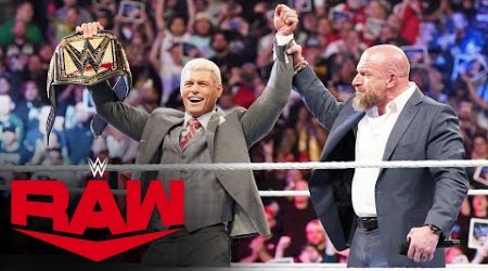 Cody Rhodes kicks off Raw as Undisputed WWE Universal Champion: Raw highlights, April 8, 2024