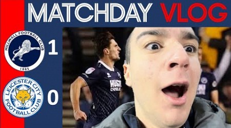 MILLWALL V LEICESTER CITY VLOG! ( AMAZING PERFORMANCE )