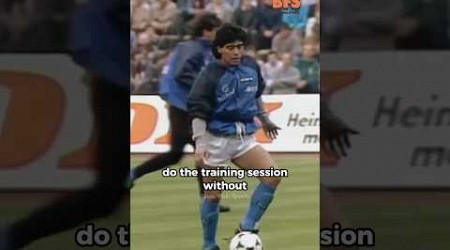 Why Maradona Trained With His Shoes Untied