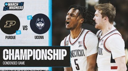 UConn vs. Purdue - 2024 men&#39;s National Championship extended highlights