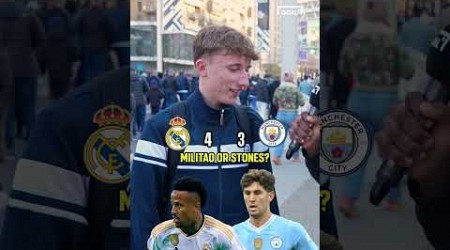 BELLINGHAM or HAALAND?! REAL MADRID v MAN CITY CHALLENGE ⚔️ #shorts