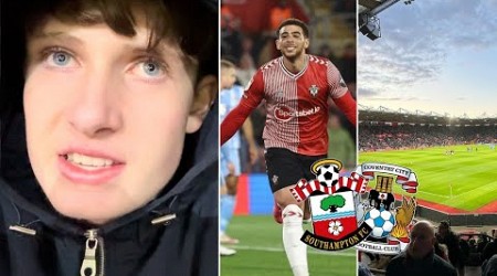 ADAMS HELPS SOUTHAMPTON RETURN TO WINNING WAYS VS COVENTRY! | Southampton FC 2-1 Coventry City Vlog