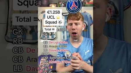 Building a €1.25 UCL Squad ⭐️ - Part 2 #shorts