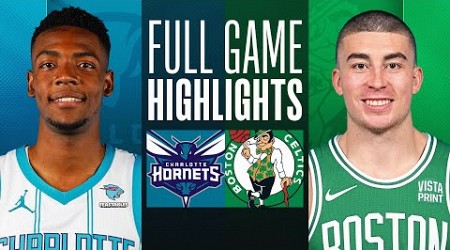 HORNETS at CELTICS | FULL GAME HIGHLIGHTS | April 12, 2024