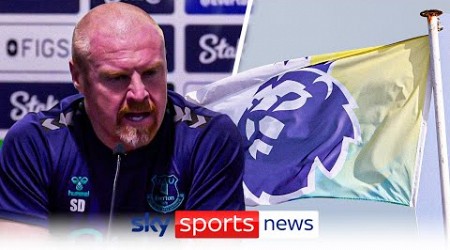 Sean Dyche reacts to Everton&#39;s two-point deduction