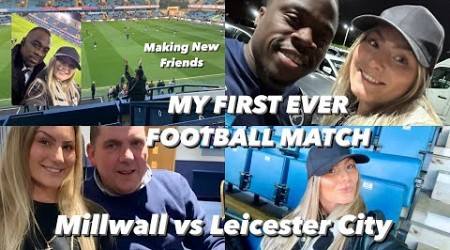 MILLWALL VS LEICESTER | MY FIRST EVER FOOTBALL MATCH | GET READY WITH ME | COME WITH ME TO LONDON