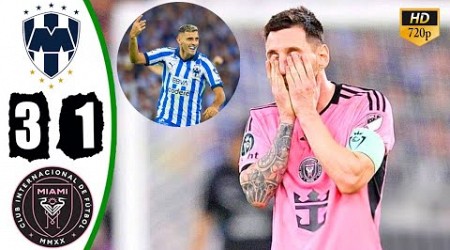 Monterrey vs Inter Miami 3-1 Resumen y Goles 2024 HD 