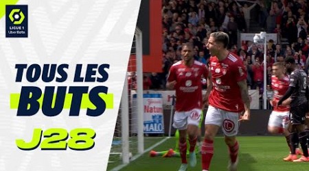 Tous les buts de la 28ème journée - Ligue 1 Uber Eats / 2023-2024