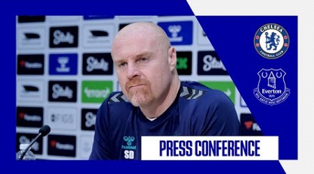 CHELSEA V EVERTON | Sean Dyche&#39;s press conference | GW32