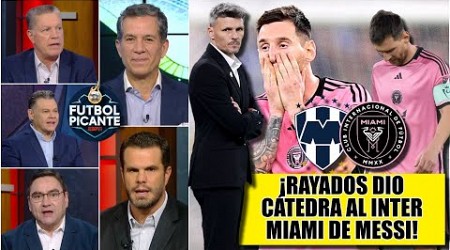 RAYADOS DIO GOLPE DE AUTORIDAD y eliminó de Concachampions al INTER MIAMI de MESSI | Futbol Picante