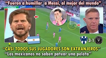 LLORAN! PERIODISTAS ARGENTINOS EXPLOTAN tras DERROTA de MESSI | INTER MIAMI VS MONTERREY 3-1 HOY