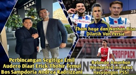 Perbincangan Segitiga Emil Audero Disaat Erick Thohir Temui Bos Sampdoria Andrea Radrizzani