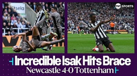 Newcastle 4-0 Tottenham: Spurs top four hopes dealt big blow as Isak continues fine form 