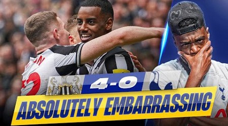 IM ABSOLUTELY FUMING MY HEAD IS GONE! Newcastle 4-0 Tottenham EXPRESSIONS LOSES IT! 