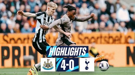 NEWCASTLE 4-0 TOTTENHAM HOTSPUR // PREMIER LEAGUE HIGHLIGHTS