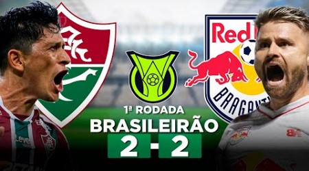 FLUMINENSE 2 x 2 BRAGANTINO Campeonato Brasileiro Série A 2024 1ª Rodada | Narração