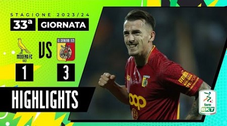 Modena vs Catanzaro 1-3 | Iemmello si prende la scena | HIGHLIGHTS SERIE BKT 2023-2024