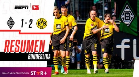 ¡EL NEGRIAMARILLO SE IMPUSO EN SU VISITA A LOS POTROS! | B. Monchengladbach 1-2 Dortmund | RESUMEN