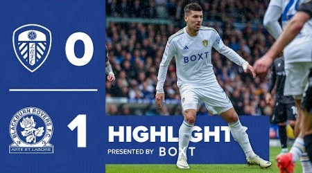 Highlights: Leeds United 0-1 Blackburn Rovers | EFL Championship