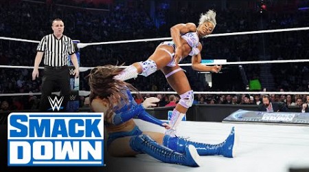 Jade Cargill &amp; Bianca Belair beat Chelsea Green &amp; Piper Niven: SmackDown highlights, April 12, 2024