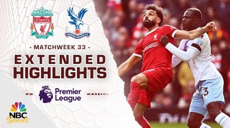 Liverpool v. Crystal Palace | PREMIER LEAGUE HIGHLIGHTS | 4/14/2024 | NBC Sports