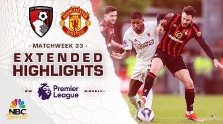 Bournemouth v. Manchester United | PREMIER LEAGUE HIGHLIGHTS | 4/13/2024 | NBC Sports