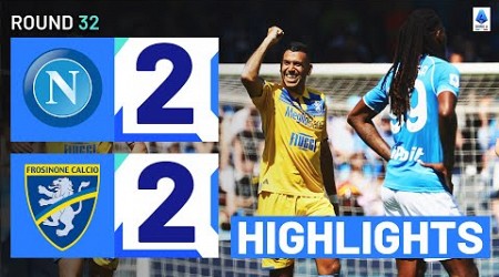 NAPOLI-FROSINONE 2-2 | HIGHLIGHTS | Cheddira double thwarts Napoli efforts | Serie A 2023/24