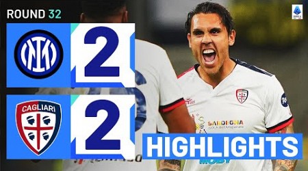 INTER-CAGLIARI 2-2 | HIGHLIGHTS | Cagliari claim point in four-goal thriller | Serie A 2023/24