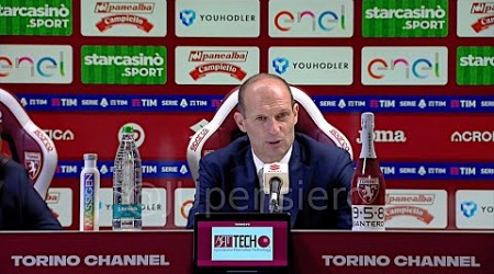 ALLEGRI post Torino-Juve 0-0 conferenza stampa: &quot;Mancano 7 punti per la UCL, Vlahovic e tridente...&quot;