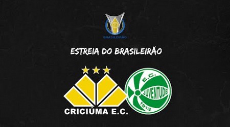 CRICIÚMA X JUVENTUDE - JORNADA ESPORTIVA - BRASILEIRÃO SERIE A - 13/04/2024