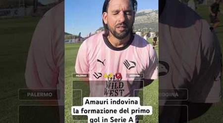 Amauri RICORDA A MEMORIA la formazione con cui ha segnato il 1º gol in A?