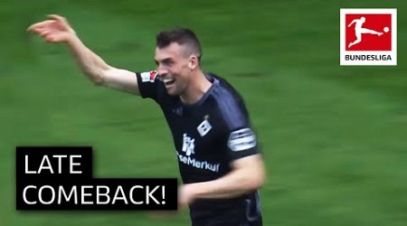 HSV come back with 10 men to rescue a point! | Vital point in relegation battle