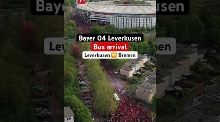 Leverkusen Fans Welcome the Team! ⚫️