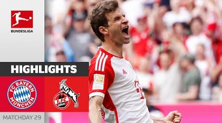 Müller &amp; Co. With Deserved Win! | FC Bayern München - 1. FC Köln 2-0 | Highlights | Matchday 29