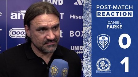 Daniel Farke reaction | Leeds United 0-1 Blackburn Rovers