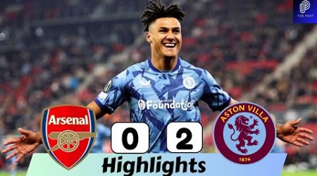 Arsenal 0-2 Aston Villa | All Goals &amp; Extended Highlights | Premier League 2023/24