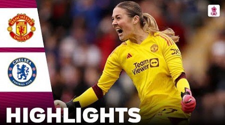 Manchester United vs Chelsea | What a Game | Highlights | Adobe Women&#39;s FA Cup Semi Final 14-04-2024